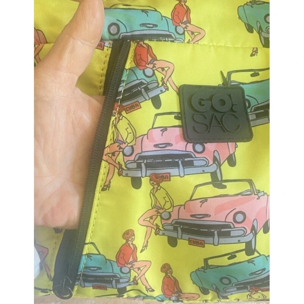 Retro Go Sac Vintage Cars 50s Pin-up Girl Cars Crossbody Shoulder Bag Purse Tote